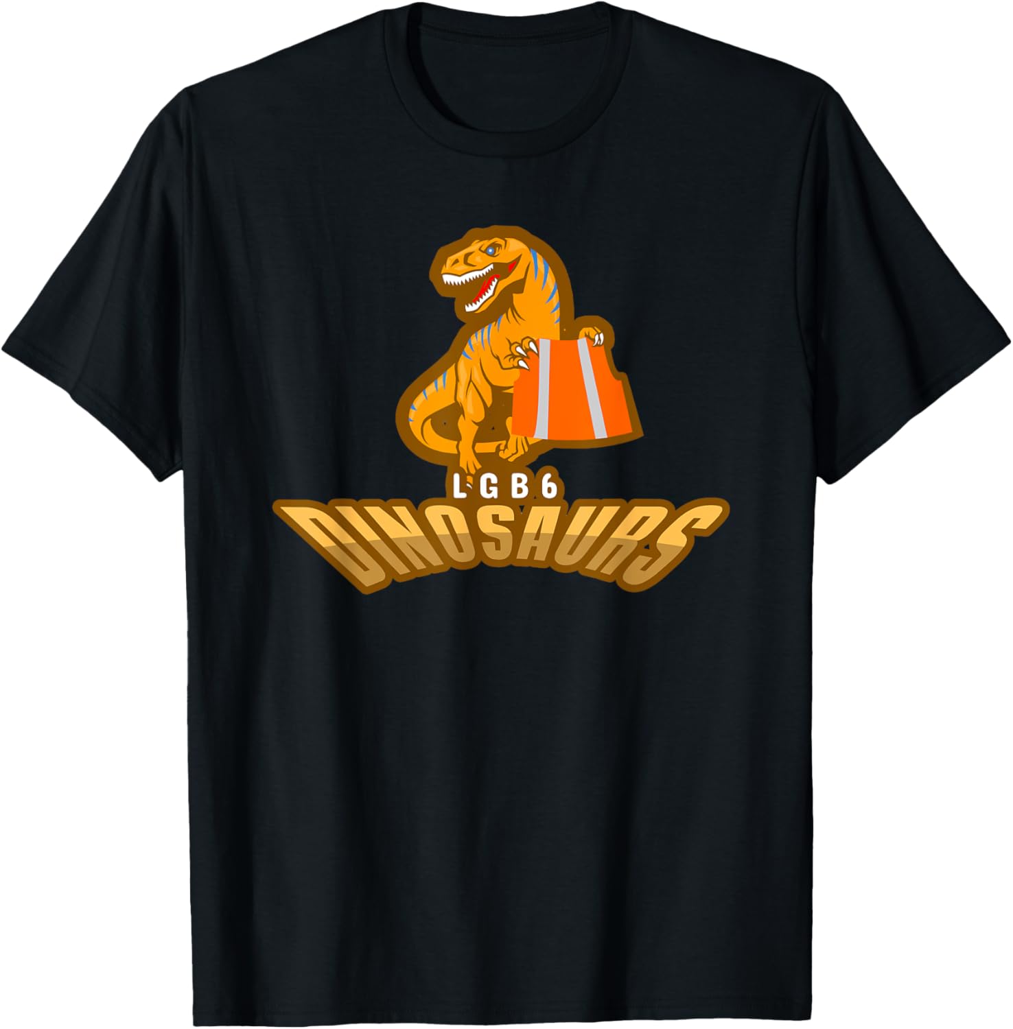 LGB6 Dinosaurs Tyrannosaurus Holding Vest T-Shirt