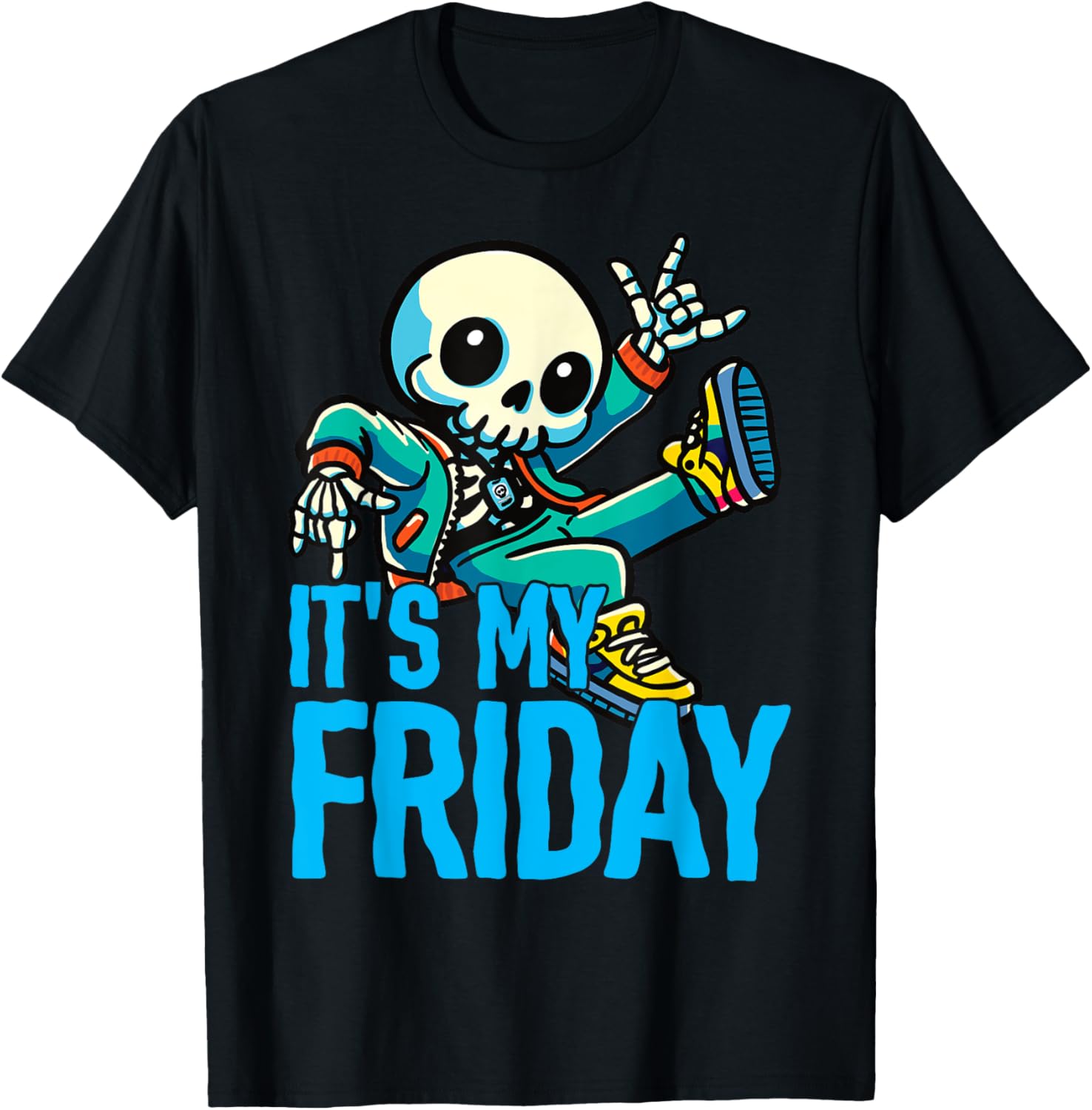 Skeleton Coworker Swagazon Associate It's My Friday