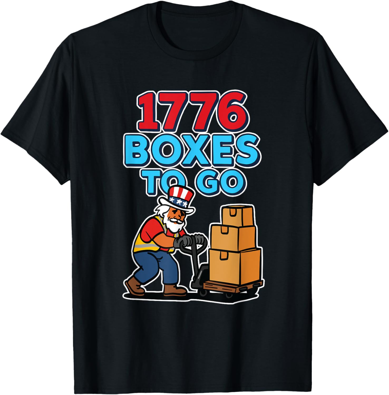 Patriotic Coworker Associate 1776 Boxes USA