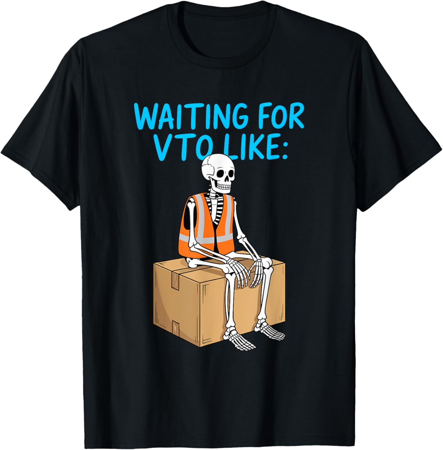 VTO Coworker Associate Waiting for VTO Like Skeleton