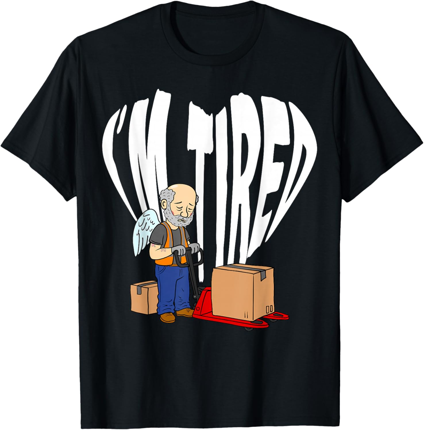 Im Tired Heart Coworker Swagazon Associate Valentines Cupid